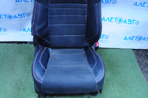 Пассажирское сидение Toyota Camry v55 15-17 usa без airbag, механич, комбинированое черн