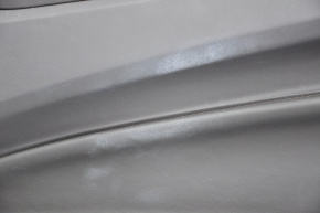 Обшивка дверей картка перед лев Chevrolet Camaro 16- чорний, побілів пластик