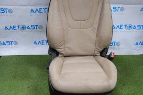 Пасажирське сидіння Chevrolet Volt 11-15 без airbag, механ, шкіра беж, потріск, без накладок