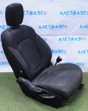Пасажирське сидіння Chrysler 200 15-17 без airbag, механіч, ганчірка чорн