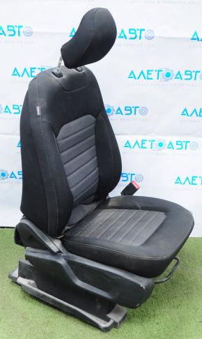 Пасажирське сидіння Ford Edge 15- без airbag, ганчірка черн, механіч
