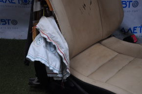 Пассажирское сидение Lexus CT200h 11-17 без airbag, кожа беж, стрельнувшее, под чистку