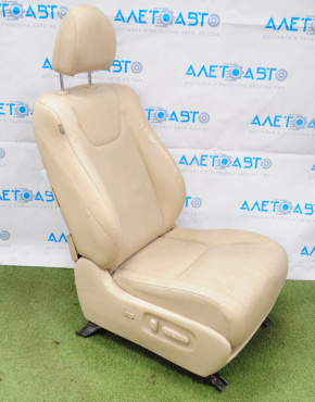 Пасажирське сидіння Lexus RX350 RX450h 10-15 без airbag, електро, шкіра беж, потертості