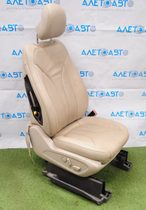 Пасажирське сидіння Lincoln MKX 16- без airbag, беж шкіра, електро