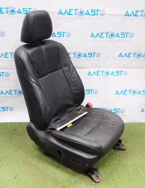 Пасажирське сидіння Toyota Avalon 13-18 без airbag, електро, шкіра чорна, немає кнопок, під чистку