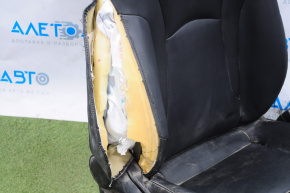 Пассажирское сидение Toyota Prius 50 16- без airbag, механич, кожа черн, стрельнувшее
