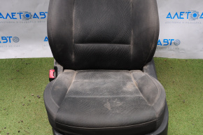 Водійське сидіння Hyundai Santa FE Sport 13-16 дорест, без airbag, електро, ганчірка чорна, під чистку