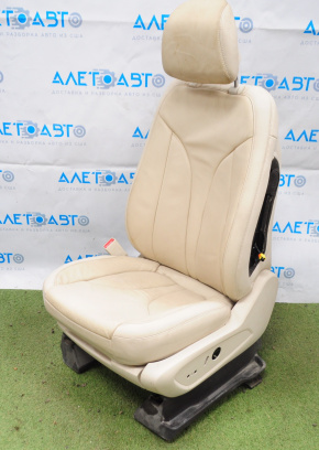 Водительское сидение Lincoln MKC 15- без airbag, электро, кожа беж, без кнопок, под чистку