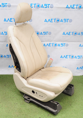 Пассажирское сидение Lincoln MKC 15- без airbag, электро, кожа беж, без кнопок, под чистку