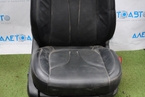 Пасажирське сидіння Lincoln MKC 15- без airbag, електро, шкіра чорна, без підголівника