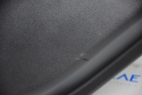 Обшивка дверей картка задня права Nissan Murano z52 15-18 шкіра чорний сірий встав, подряпини