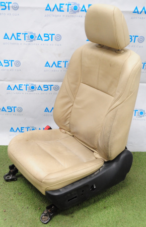Водійське сидіння Toyota Avalon 13 - без airbag, підігрів, шкіра беж, без кнопок, під чистку