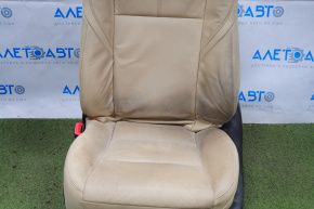 Водительское сидение Toyota Avalon 13-18 без airbag, подогрев, кожа беж, без кнопок, под чистку