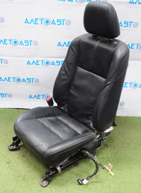 Водійське сидіння Toyota Avalon 13 - без airbag, електро, шкіра чорна, без накладки