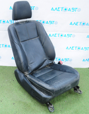 Пасажирське сидіння Toyota Avalon 13-18 без airbag, електро, підігрів, шкіра чорн, без кнопок