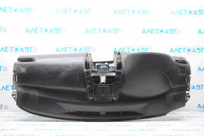 Торпедо передняя панель без AIRBAG Toyota Camry v50 12-14 usa черн, хром вставки, надрывы