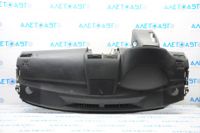 Торпедо передня панель без AIRBAG Toyota Camry v55 15-17 usa чорний, хром вставки, поліз лак