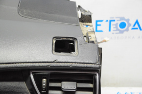 Торпедо передняя панель без AIRBAG Toyota Camry v55 15-17 usa черн, вмятины на коже
