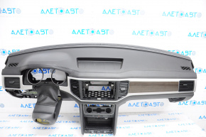 Торпедо передняя панель с AIRBAG VW Atlas 18- черная, царапины