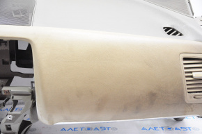 Торпедо передняя панель без AIRBAG Nissan Murano z51 09-14 беж, под чистку, лопнул пластик