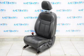 Водійське сидіння Nissan Murano z52 15-17 з airbag, механічне, шкіра чорна