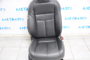 Пасажирське сидіння Nissan Murano z52 15-17 з airbag, механічне, шкіра чорна