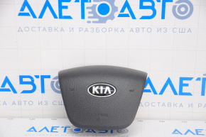 Подушка безопасности airbag в руль водительская Kia Sorento 14-15 рест, черн, ржавый пиропатрон