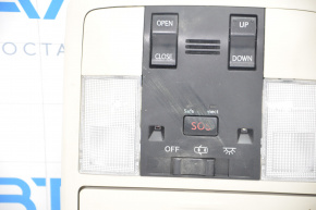 Плафон освещения передний Lexus CT200h 11-17 беж, под люк, царапины