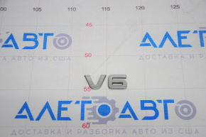 Емблема напис V6 двері багажника Kia Sorento 14-15 рест