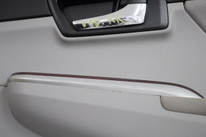 Обшивка двери карточка задняя правая Toyota Camry v50 12-14 usa серая, царапины, окалины