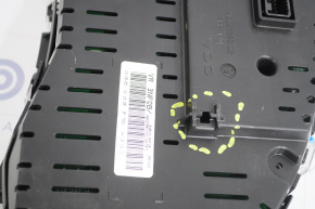 Щиток приладів основний Nissan Leaf 13-17 злом кріп, подряпини