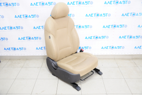 Пасажирське сидіння Hyundai Sonata 11-15 з airbag, механіч, шкіра беж