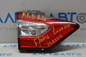 Ліхтар внутрішній кришка багажника лівий Ford Fusion mk5 13-16, під полірування