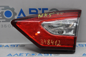 Ліхтар внутрішній кришка багажника правий Ford Fusion mk5 13-16 потертість на пластику