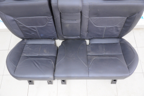 Задний ряд сидений 2 ряд из 4 частей Ford Focus mk3 15-18 рест, titanium кожа черн, под чистку
