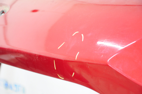 Бампер передній голий верх Ford Escape MK4 20- червоний, без парктроників, прим'ятий