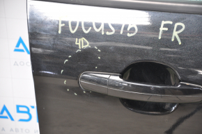 Дверь в сборе передняя правая Ford Focus mk3 11-18 черный UH, примята