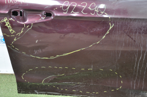 Дверь голая передняя правая Ford Fusion mk5 13-20 бордовая замята