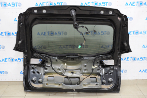 Дверь багажника голая со стеклом Jeep Cherokee KL 14-18 под камеру, черный PXR