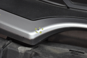 Решетка радиатора grill Ford Ecosport 18-22 в сборе с эмблемой, серебро, царапина