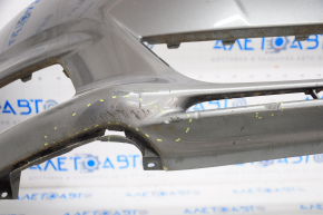 Бампер передний голый Ford Fusion mk5 13-16 без парктроников, графит, царапины, сломано крепление