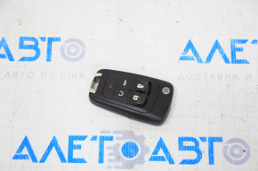 Ключ Chevrolet Equinox 10-17 5 кнопок, под электро дверь багажника, потерты кнопки