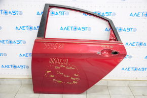 Дверь голая задняя левая Hyundai Sonata 11-15 красный TR, шпаклевана