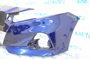 Бампер передний голый Nissan Altima 19- синий, затерт