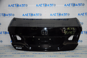 Кришка багажника Honda Accord 13-15 дорест без спойлера, чорний NH731P, тички