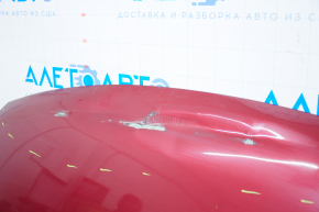 Капот голий VW Tiguan 09-17 червоний LA3T, вм'ятина