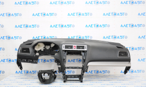 Торпедо передняя панель с AIRBAG Subaru Legacy 15-19 сломано крепление