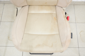 Пасажирське сидіння Subaru Legacy 15-19 без airbag, ганчірка, бежеве, механічне, під чищення