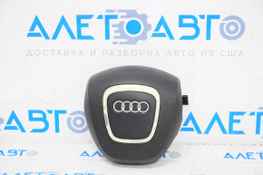Подушка безопасности airbag в руль водительская Audi Q5 8R 09-12 дорест, черная, облез хром