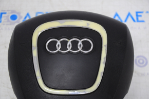 Подушка безпеки airbag в кермо водійська Audi Q5 8R 09-12 дорест, чорна, обліз хром